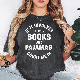Boeken & Pyjama's Tel Me Erbij Lezer Tee T-shirt