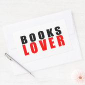 Boeken Rechthoekige Sticker (Envelop)