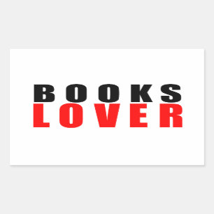 Boeken Rechthoekige Sticker