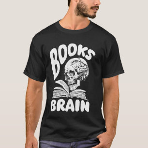 Boeken Skull Boekenwurm Literatuur Schrijver - Nov T-shirt