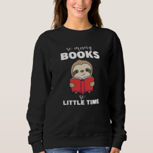 Boeken Sloth Read Book Bookworm Bookworm Trui