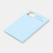 Boeken Stack Open Book School Lerares Post-it® Notes (Schuin)