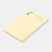 Boeken Stack Open Book School Lerares Post-it® Notes (Schuin)
