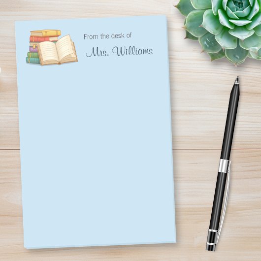 Boeken Stack Open Book School Lerares Post-it® Notes