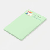 Boeken Stack Open Book School Lerares Post-it® Notes (Schuin)