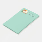 Boeken Stapel Open Boek School Leraar Groen Post-it® Notes (Schuin)