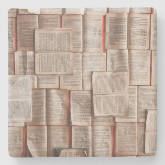 boeken stenen onderzetter (Voorkant)