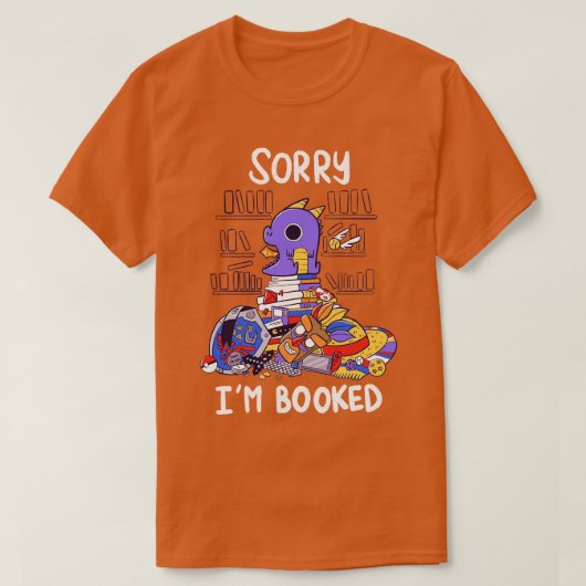 Boeken T-shirt (Design voorkant)