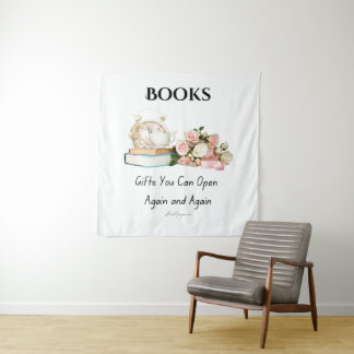 Boeken Tapestry Wandkleed