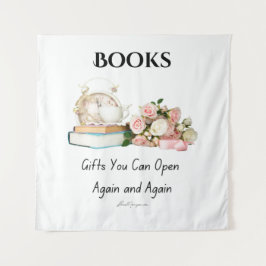 Boeken Tapestry Wandkleed