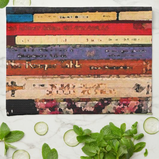 Boeken Theedoek (Gevouwen)