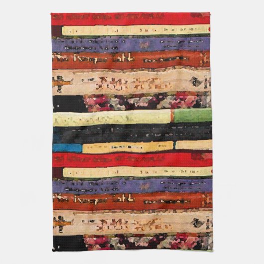 Boeken Theedoek (Verticaal)