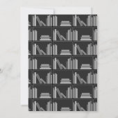 Boeken Theme Quinceanera Kaart (Achterkant)