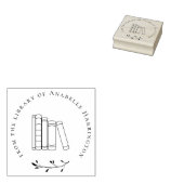 Boeken uit de bibliotheek van Elegant Botanicals Rubberstempel (Gestempeld)