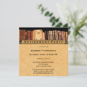 boeken Uitnodiging van het Pensioenfeest (Staand voorkant)