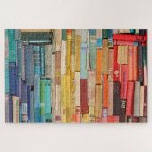Boeken van alle kleuren legpuzzel (Horizontaal)