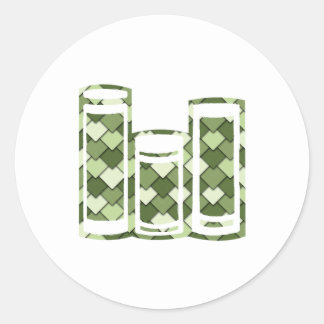Boeken van Apple Green Square en Diamond Ronde Sticker