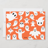 Boeken van bemanning | Moderne Retro Halloween fot Feestdagenkaart (Achterkant)