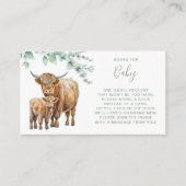 Boeken van boerderijdieren voor de Koe van het hoo Informatiekaartje (Voorkant)