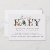 Boeken van bossen voor Baby shower Kaart (Voorkant)