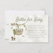 Boeken van bossen voor Baby shower Kaart (Voorkant)