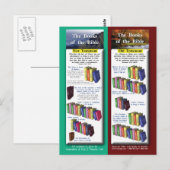 Boeken van de Bijbel Briefkaart (Voorkant / Achterkant)