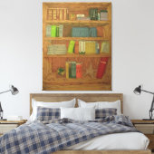 Boeken van de Bijbel Canvas Afdruk (Insitu (Slaapkamer))