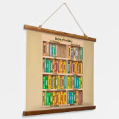 Boeken van de Bijbel Hangend Wandkleed (Gebogen)