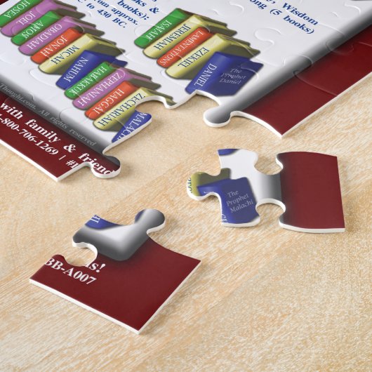 Boeken van de Bijbel Legpuzzel (Zijkant)