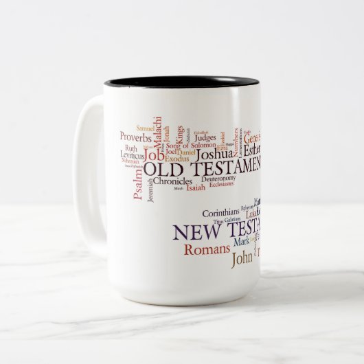 Boeken van de Bijbelse Mok (Voorkant links)