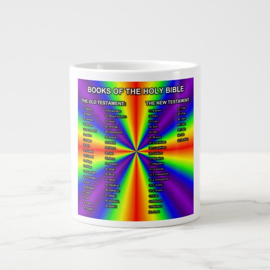 Boeken van de Heilige Bijbel Mok (Voorkant)