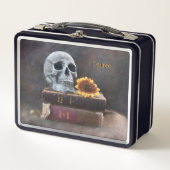  boeken van de schedel Geel Zonnebloem Gothic (Voorkant)