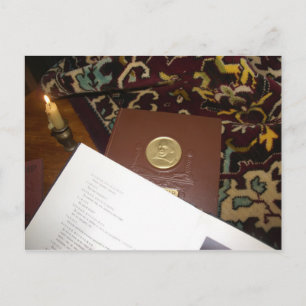 Boeken van de vorige eeuw feestdagenkaart