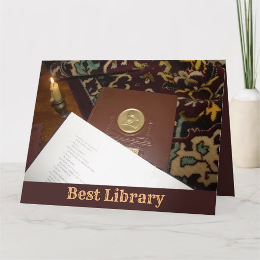 Boeken van de vorige eeuw kaart (Voorkant)