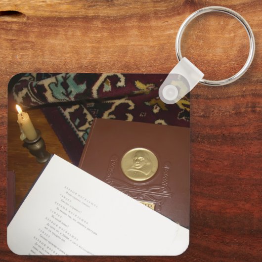 Boeken van de vorige eeuw sleutelhanger (Achterkant)