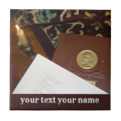 Boeken van de vorige eeuw tegeltje (Voorkant)