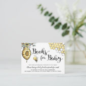 Boeken van Floral Beehive Honey Sweet Bee Boeken v Informatiekaartje (Staand voorkant)