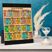 Boeken van het bijbelplak fotoplaat (Zijkant)