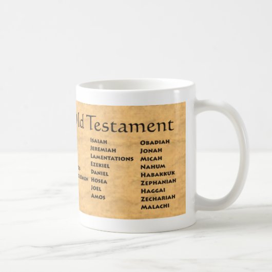 Boeken van het Oude Testament Koffiemok (Rechts)