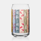 boeken van Jane Austen Blikvorm Glas (Achterkant)