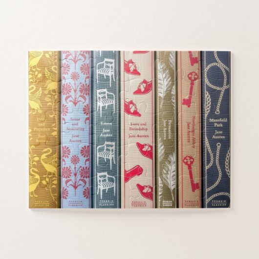 Boeken van Jane Austen Legpuzzel (Horizontaal)