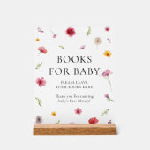 Boeken van wilde Baby showers voor Baby Acryl Bord (Voorkant)