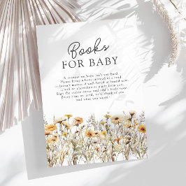 Boeken van wilde Baby showers voor Baby Informatiekaartje