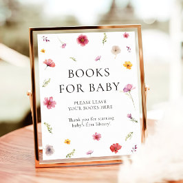 Boeken van wilde Baby showers voor Baby Poster
