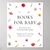 Boeken van wilde Baby showers voor Baby Poster (Voorkant)