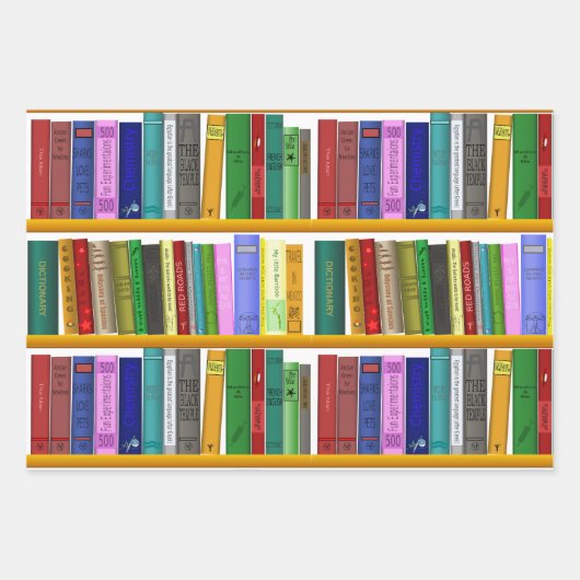 Boeken Verjaardagsfeest Inpakpapier Vel (Voorkant 3)