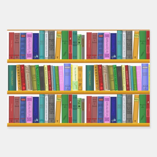 Boeken Verjaardagsfeest Inpakpapier Vel (Voorkant)