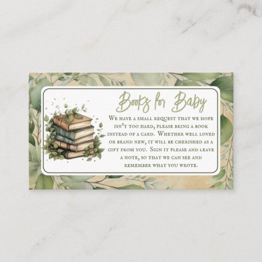 Boeken verlaten volgende hoofdstuk Boeken voor Bab Informatiekaartje (Voorkant)