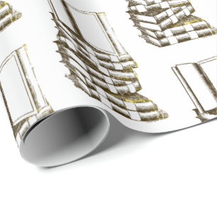 Boeken, verpakkingspapier Cadeaupapier