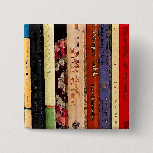 Boeken Vierkante Button 5,1 Cm (Voorkant)